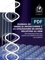 Interpol Manual de Utilización de Datos Realtivos Al Adn