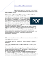 Renouvellement Du Permis de Conduire Établi Sur Support Papier