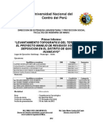 Levantamiento Topografico QUICHUAY