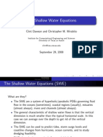 The Shallow Water Equations Derivation Procedure