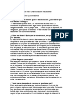 Entrevista A CLAUDIO NARANJO Por Oscar Fontrodona