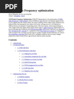 GSM Radio Frequency Optimization