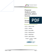 Financial Analysis of Hul and Godrej