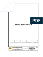 06 PIPING Design Basis PDF