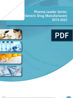 Pharma Leader Series Top 50 Generic Drug Manufacturers 2013-2023