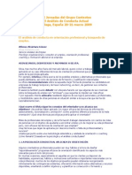 El Análisis de Conducta en Orientación Profesional y Búsqueda de Empleo