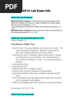 Thread: AP1A Lab Exam Info: Week One Lab Homework