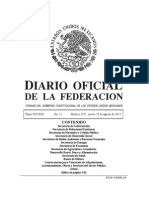 Diario Oficial de La Federación