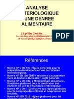 Analyse Bactériologique