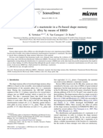 Indentification of Martensite