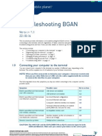 Troubleshooting BGAN: 1.0 Connecting Your Computer To The Terminal