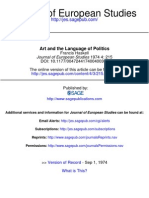 Francis Haskell, Art and The Language of Politics, Journal of European Studies 1974 Haskell 215 32