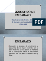 Diagnostico de Embarazo