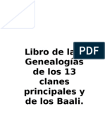 Libro de Las Genealogias