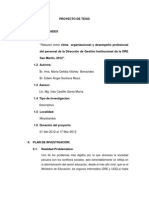 PROYECTO DE TESIS CLIMA ORGANIZACIONAL DRE (Último)