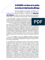 Aragua Sin Miedo A La MUD-Aragua Ante La Proliferación de Candidatos para Las Elecciones Municipales 2013