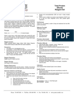 Total Protein (Biuret) Reagent Set