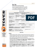 Tovcol T.A.: Chemical-Physical Characteristics (20ºC - 60% R.H.)