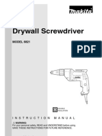 Makita Drywall Screwdriver Model: 6821 