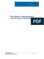 The State of Newspapers: and What It Means For Retail Advertisers