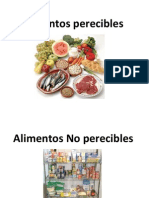 Alimentos Perecibles y No Perecibles