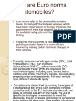 What Are Euro Norms For Automobiles