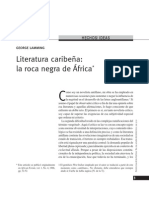 George Lamming - Literatura Caribeña La Roca Negra de Africa