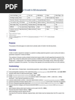 Activate Letter of Credit in SD Documents