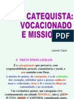 O Catequista Animador Vocacional e Missionário