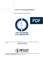 Antibiotics For Irreverible Pulpitis Cochrane