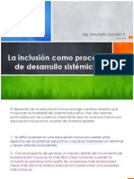 La Inclusión Como Proceso de Desarrollo Sistémico