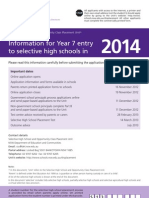 Selective Schools 2012 - Apppackage PDF