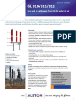 GL 310-311-312 Live Tank Circuit Breaker From 100 KV Up To 145 KV Brochure GB