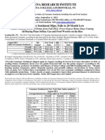 Siena Research Institute: NY Consumer Sentiment Slips Falls To 20 Month Low