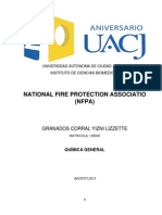 NFPA. - Química - General. - Tarea - 1. - Yizni - Lizzette - Granados - Corral. Maestro. Lorenzo Lechuga Ponce. UACJ-ICB 14-VII-2013