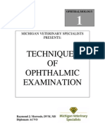 VETERINARY Techniques of Ophthalmic Examination Manual