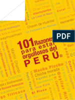 101 Razones para Estar Orgullosos Del Peru - NO COPYRIGHT INFRINGEMENT INTENDED