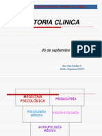 Historia Clinica y Entrevista Psicologia