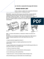 Sangrado de Frenos Range Rover 1997