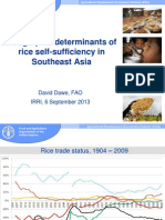 Geographic Determinants of Rice Self-Sufficiency in Southeast Asia