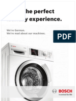 Bosch Washing Machine Brochure 