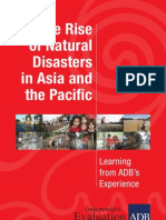 The Rise of Natural Disasters in Asia and The Pacific: Learning From ADB's Experience