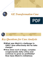 GE Case Analysis