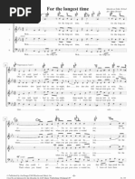 For The Logest Time SATB+Chords