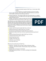 Cable Trays Design Refference Document