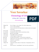 Veer Savarkar - Life Chronology