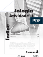 Atividade 3 - Caderno 3 - Biologia