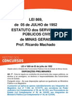 Lei Estadual Nº 869, de 5 de Julho de 1952 PDF