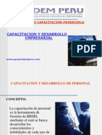 Capacitacion y Desarrollo de Personal I