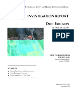 CSB - Dust Explosion Investigation Report